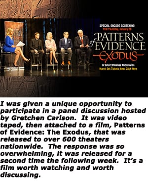 Patterns of Evidence with caption